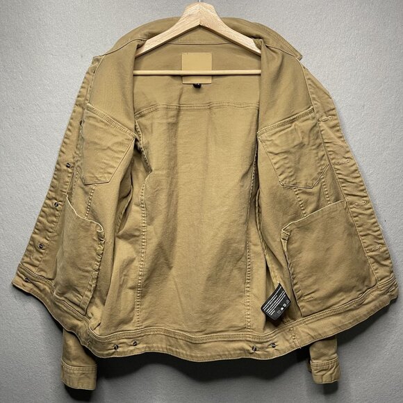 Blanknyc Womens Tan Denim Jean Jacket M - Picture 3 of 6